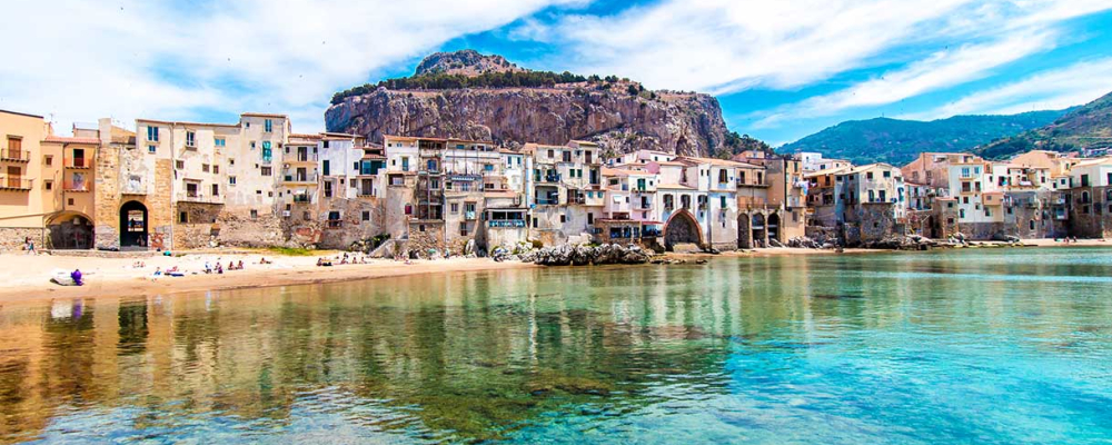 Beautiful view of cefalu, Sicily